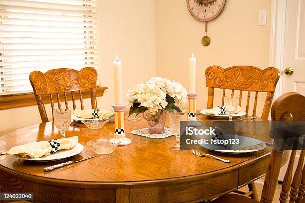 Breakfast Nook Stock Photo - Download Image Now - Beauty, Breakfast Room, Bright