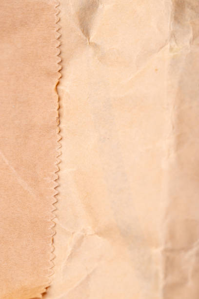 istock Recycle brown paper crumpled texture, Old paper surface for background 1240230447