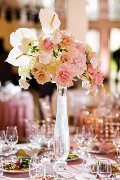 istock Image of a beautifully decorated wedding venue 1240249682