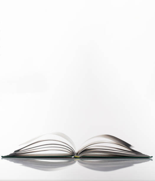 istock Book open isolated on white background. School, library, science concept 1240253530