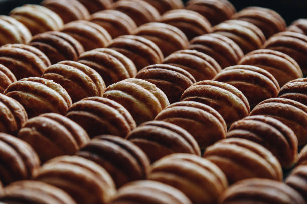 istock Traditional russian cookies shaped as nuts 1240265504