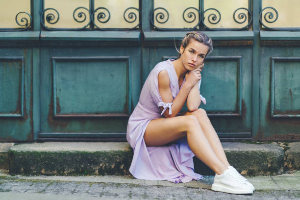 istock Young woman dreaming 1240270891