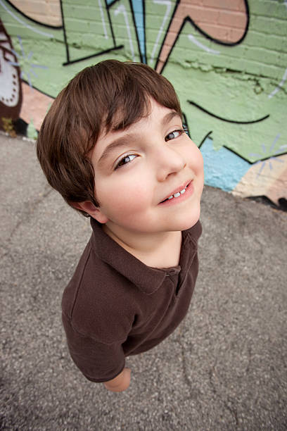 istock Angled closeup of cute boy 124027583