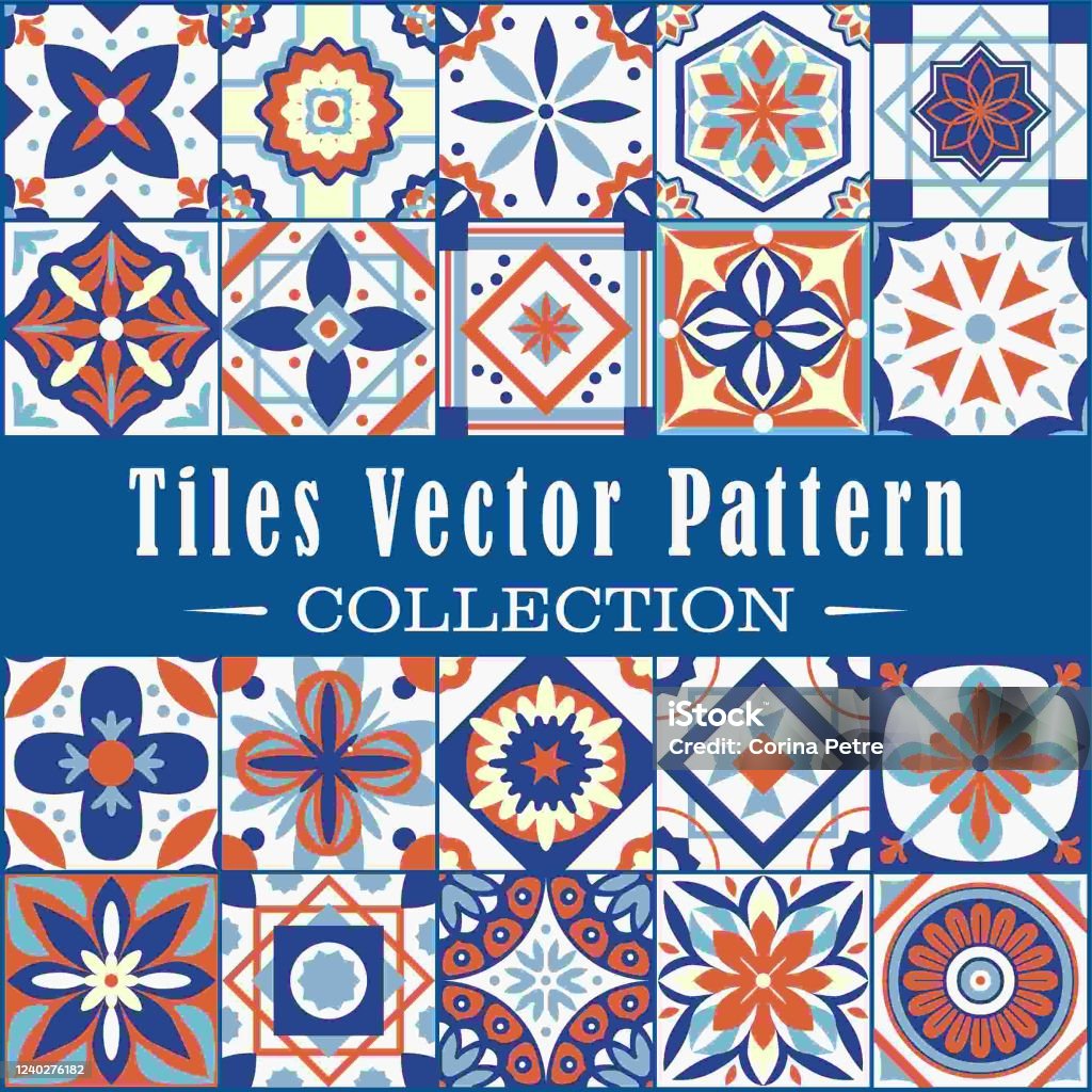 Alternating Vector Pattern Tile Vector Seamless Tiles Pattern Stock Illustration - Download Image Now ...
