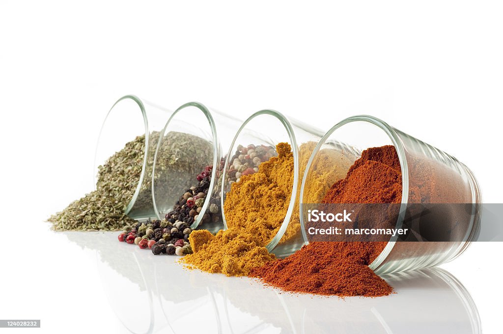 mixed spice mixed spice  on white background Backgrounds Stock Photo