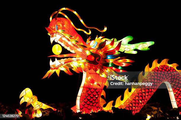 Dragón De Las Linternas Chino Foto de stock y más banco de imágenes de Asia del Este - Asia del Este, Año nuevo chino, China