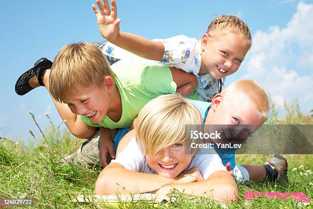 Funny Kids Stock Photo - Download Image Now - Adolescence, Bonding, Boys