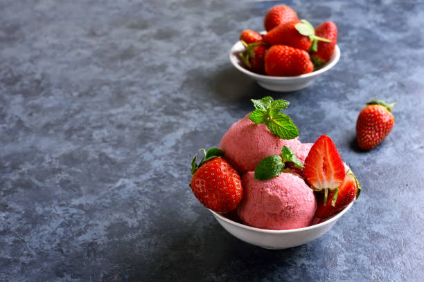istock Strawberry ice cream 1240297523