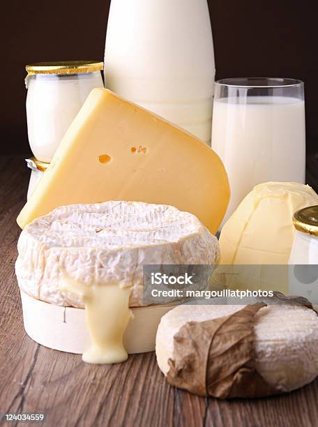 Молочные Продукты — стоковые фотографии и другие картинки Молоко - Молоко, Сыр, Йогурт