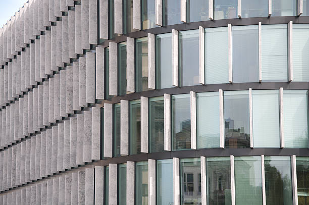 istock glass and steel structure on modern building 124035108