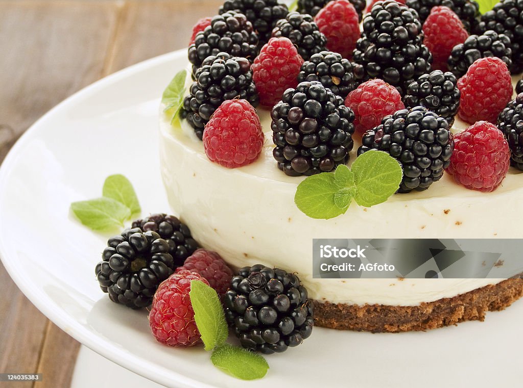 Berry cheesecake - Foto de stock de Al horno libre de derechos