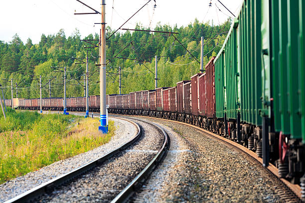 pociąg towarowy - rail freight zdjęcia i obrazy z banku zdjęć