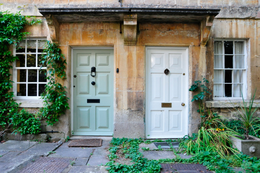 Front Doors of Two Neighbouring London Town Houses