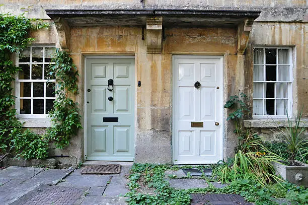Photo of Front Doors of London Town Houses