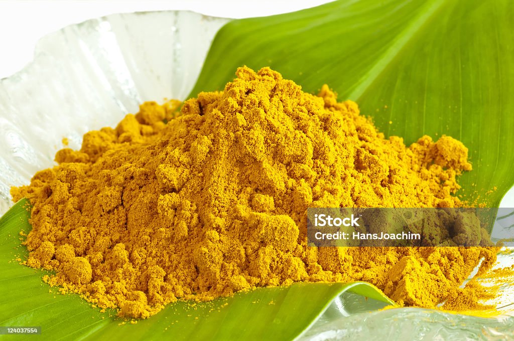 turmeric turmeric powder Alternative Medicine Stock Photo