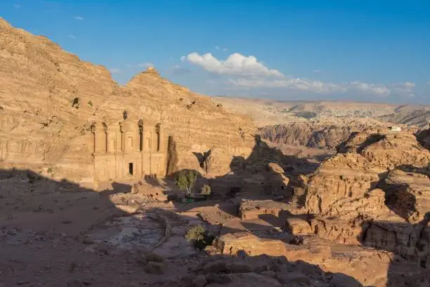Ad-deir ruins in Petra