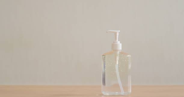 istock Hand sanitizer gel pump dispenser antibacterial antiseptic 1240443431