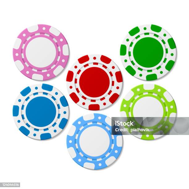 Chips De Poker - Arte vetorial de stock e mais imagens de Acaso - Acaso, Amontoar, Design
