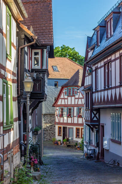istock Traditional German Street in Kronberg, Germany 1240455664