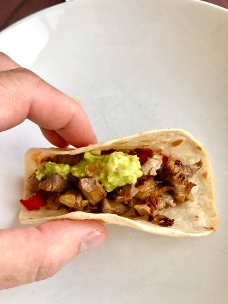 istock Home made mexican tacos! 1240551081