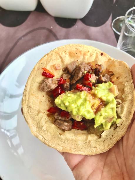 istock Home made mexican tacos! 1240552646