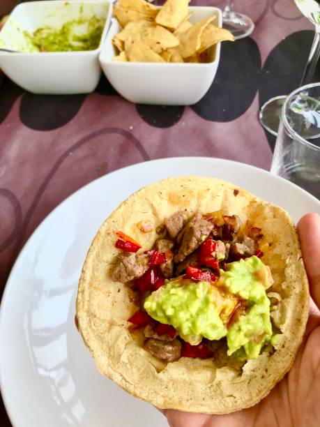 istock Home made mexican tacos! 1240553182