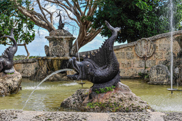 istock Fountain in the botanical gardens in Ocho Rios 1240558315