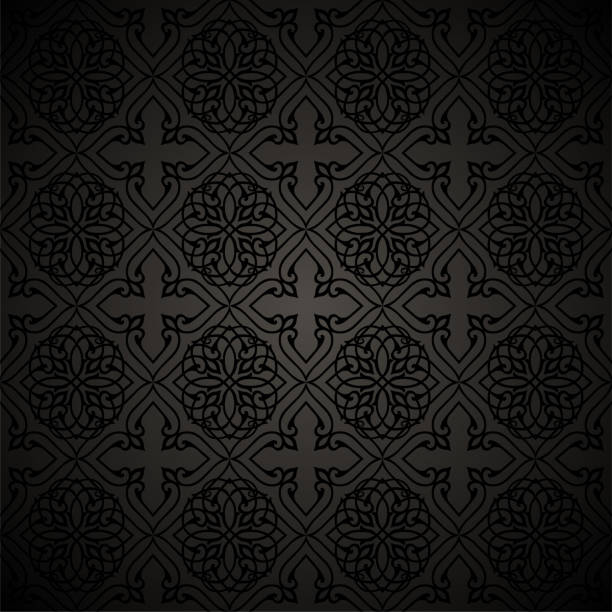 istock Damask luxury seamless background. Filigree oriental ornament. Decorative colorful pattern in mosaic ethnic style.Arabian motifs. 1240648442