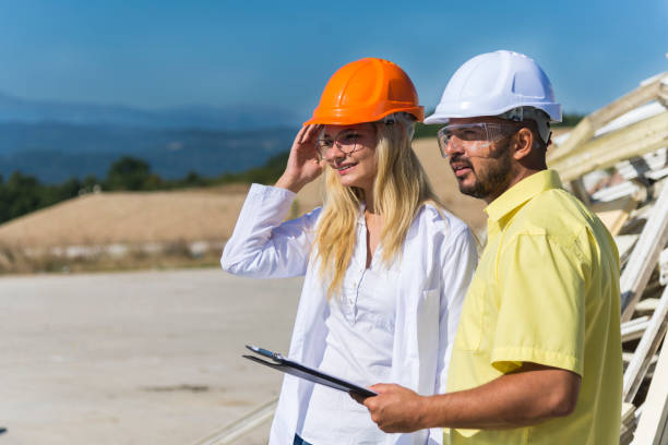 istock In the field for waste from the construction site 1240650759