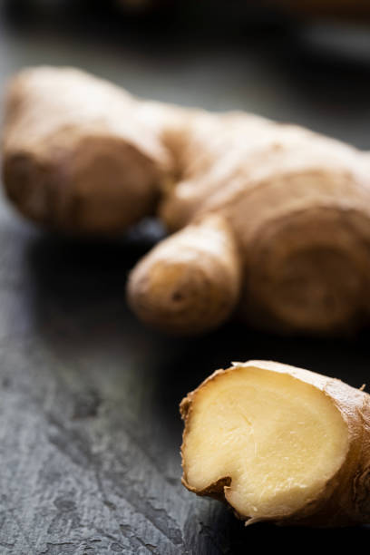 istock Close-up of Sliced Ginger 1240679019