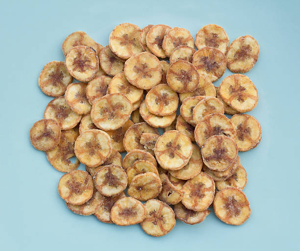 istock Dried banana slices coated with sugar 124078895