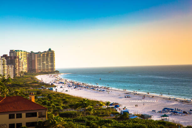 istock Sunset over the beach in Florida 1240826570