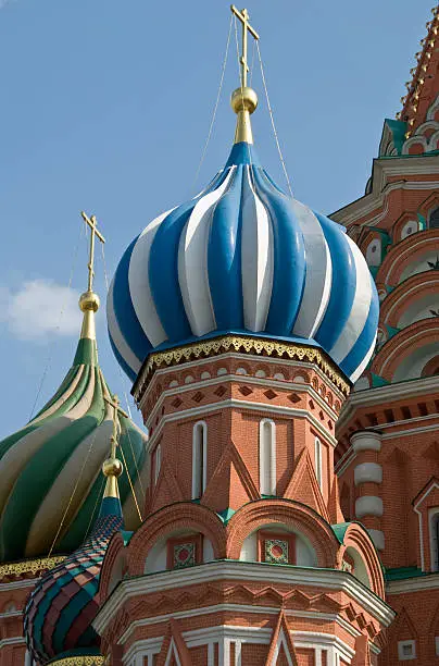 europe Russia Moscow architecture St. Basil Cathedral on Red Square