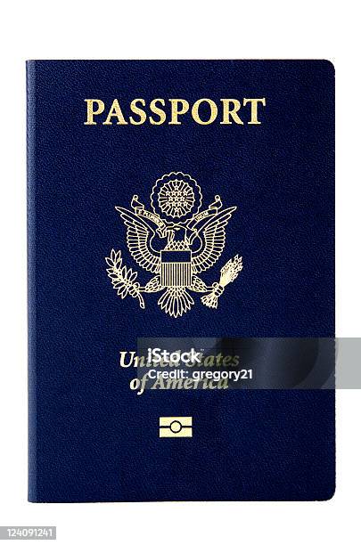 Us Electronic Passport Or Epassport Stock Photo - Download Image Now - Color Image, Customs, Emigration and Immigration