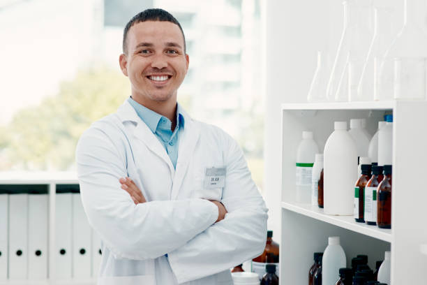 istock The superhero of science 1240943838