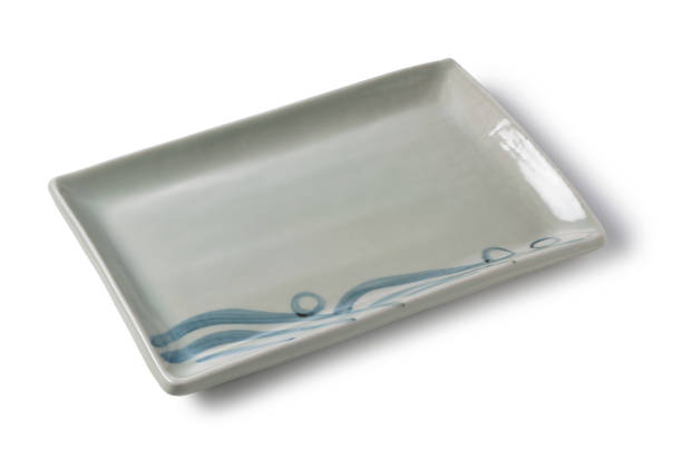 istock Japanese plate placed on a white background 1240966356