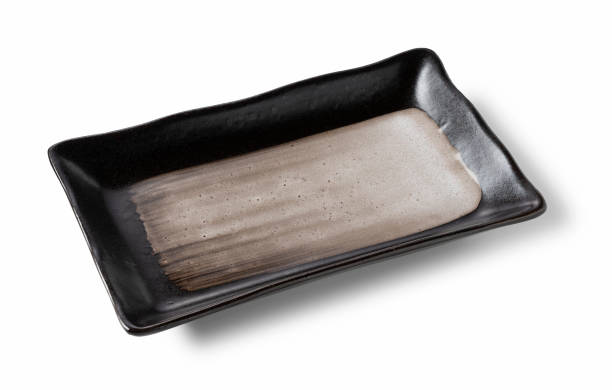 istock Japanese plate placed on a white background 1240967958