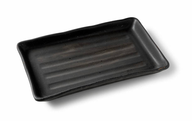 istock Japanese plate placed on a white background 1240971607