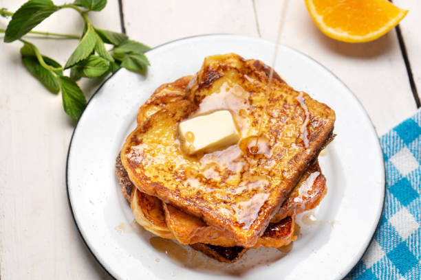 istock French toast with cinnamon on white background 1240981958