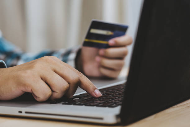 istock Credit card payment And order online 1240991965