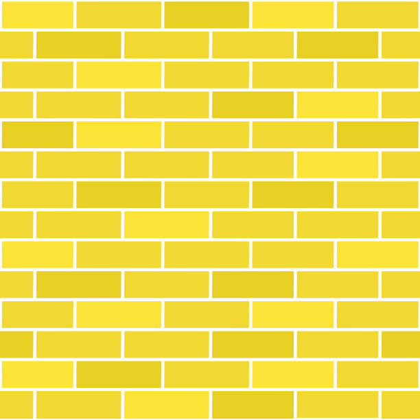 Yellow Brick Seamless Pattern Background Stock Illustration - Download  Image Now - Brick, Yellow, Building Exterior - iStock