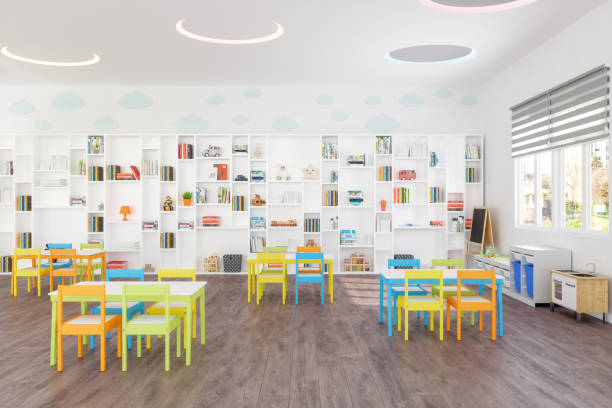 istock Classroom Of Modern Kindergarten 1241068517