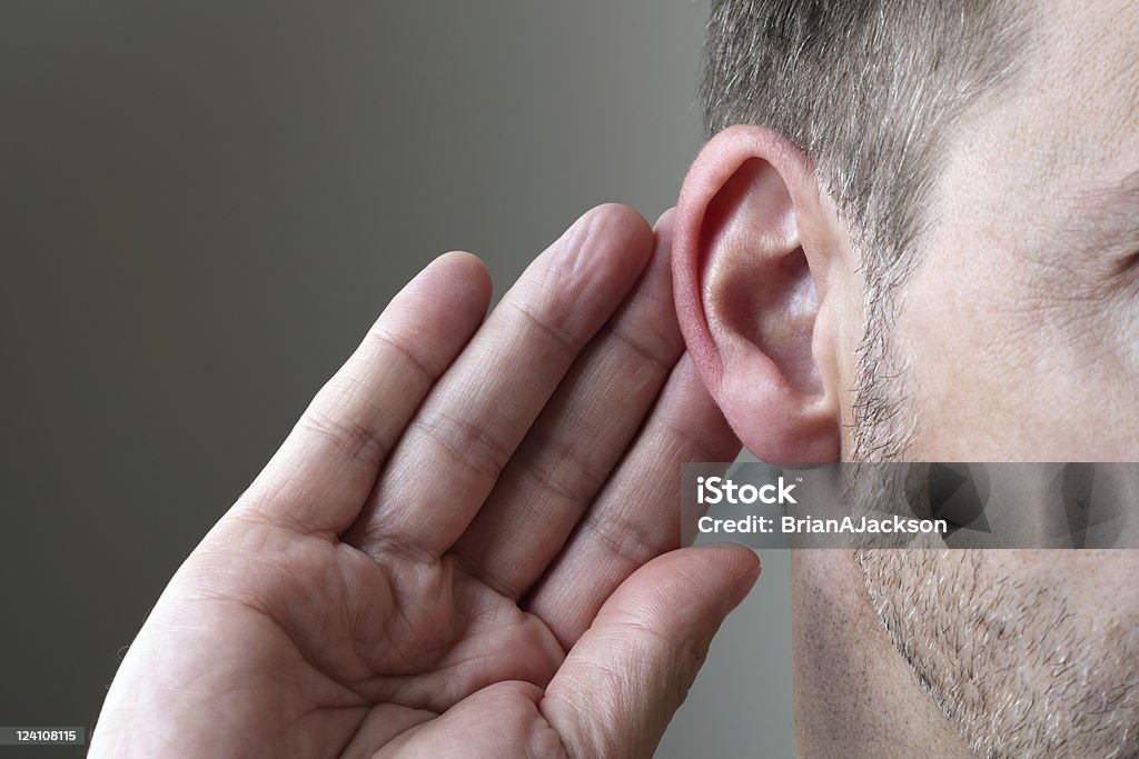 Zuhören Stockfoto und mehr Bilder von Gehörlos Gehörlos, Zuhören