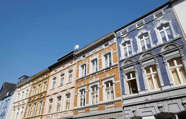 istock Row of classic townhouses 1241127440