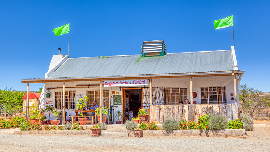 Eastern Cape, South Africa - October 19, 2009: Daggaboer is a traditional South African farm stall situated next to the N10 national road between Port Elizabeth and Cradock in the Eastern Cape.