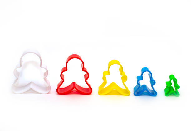 istock nmulti-colored plastic molds for cookies in the form of men. 1241147026