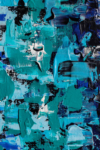 istock abstract oil paint texture on canvas, background 1241165183