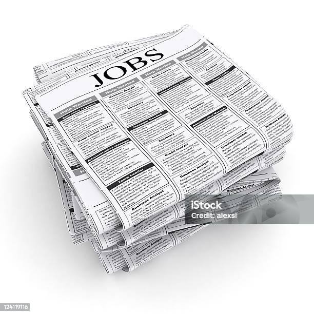 Elenco Di Lavoro - Fotografie stock e altre immagini di Giornale - Giornale, Occupazione, Offerte di lavoro