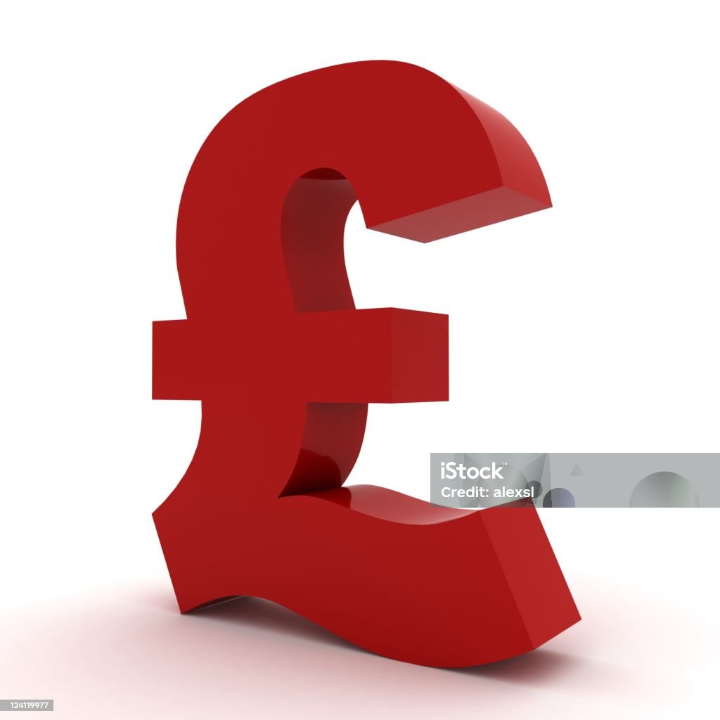 Pound Symbol - - Lizenzfrei Pfund-Währungssymbol Stock-Foto