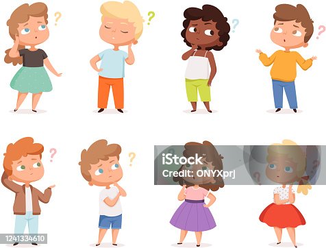 21,572 Child Thinking Illustrations & Clip Art - iStock | Young child  thinking, Child thinking looking up, Child thinking classroom
